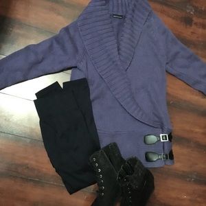 Thick purple sweater